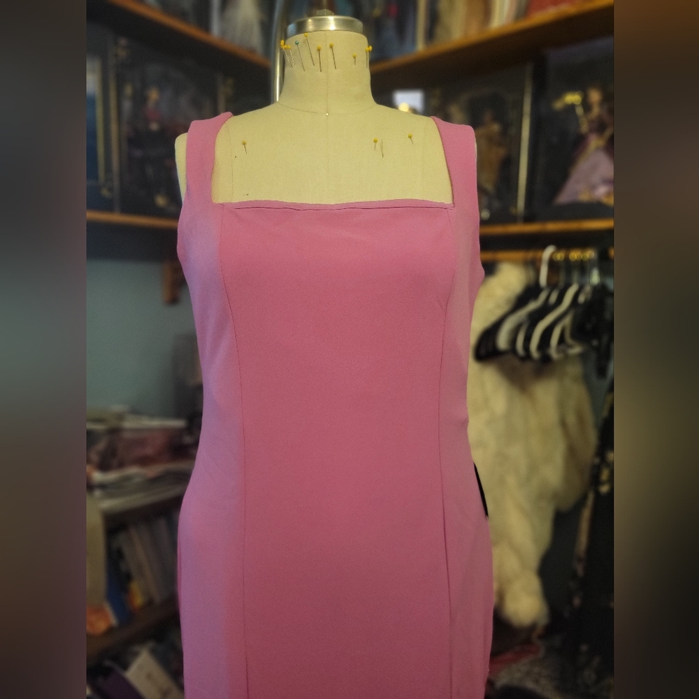 Lulus Inspiring Allure Magenta Purple Square Neck Column Maxi Dress - Size XL - Picture 6 of 7